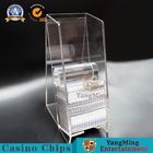 Fully Transparent Crystal Thick Baccarat Poker Table Acrylic