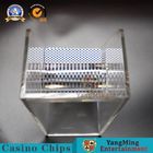 Fully Transparent Crystal Thick Baccarat Poker Table Acrylic