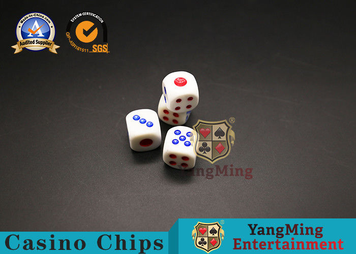 accessori del gioco del casinò di 15mm che giocano lo scorpione della melammina delle carte da gioco del poker dei dadi