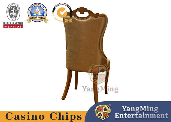 Premium Hotel Casino Poker Table Oak Dining Chair Game Custom Design Club Oak Dining Chair