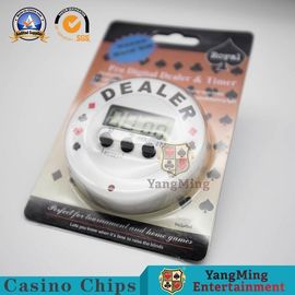 64*25mm Casino Game Accessories Texas Hold'Em Poker Competition Dedicated Timer Round Dealer Countdown Timer