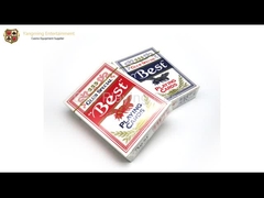 Imballaggio speciale su misura di carta della scatola dei colori della carta della mazza del casinò del Blu-centro casalingo 280gsm