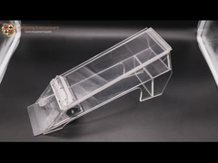 8 paia Interamente trasparenti della scarpa manuale speciale del commerciante del casinò della carta da gioco del poker