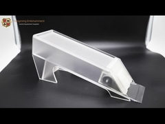 8 coppie il commerciante glassato acrilico della Tabella del casinò delle carte di plastica delle carte della mazza possono essere personalizzate