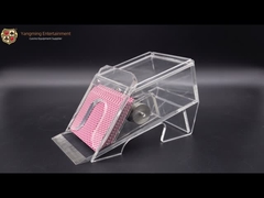 Gioco di Niuniu Texas Black Jack Poker Table 2 paia della scarpa acrilica trasparente del commerciante della carta