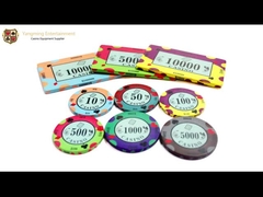 il club 10g ha personalizzato Texas Poker Blackjack Desk Table Chips Available ceramico per personalizzazione