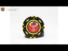 Nuovo su misura 600 pezzi del club Chips Texas Poker Table Game Chips ha messo il contenitore di lega di alluminio