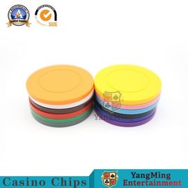 Roulette Wheel Plastic Casino Chips Logo Customization Bright Color