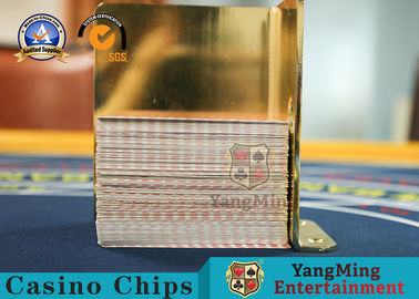 Casino Club Poker Table Accessories Playing Cards Discard Holder 8 Decks Cards Carrier Metal Material