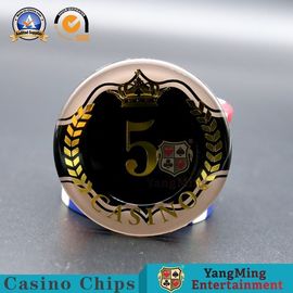 Acrylic Bronzing Casino Poker Chips UV Mark Security Code High - Transparent