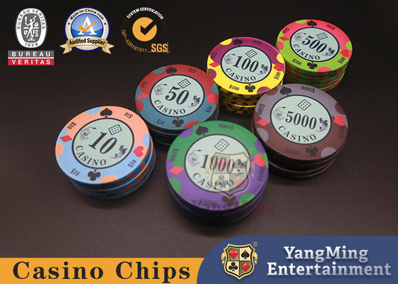 comprare il club 10g ha personalizzato Texas Poker Blackjack Desk Table Chips Available ceramico per personalizzazione fabbricazione online