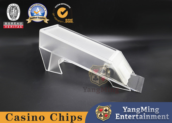 comprare 8 paia della mazza della carta della scarpa di plastica del commerciante del casinò del commerciante glassato acrilico della Tabella hanno personalizzato fabbricazione online