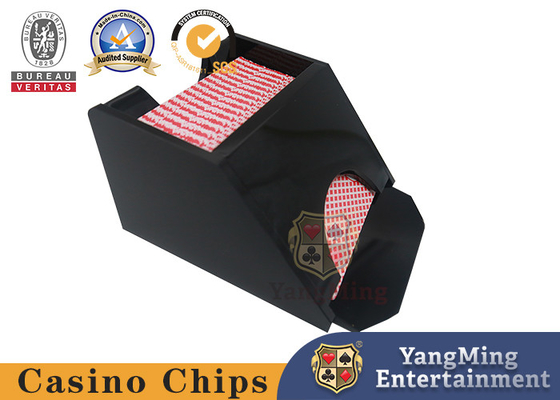 comprare Carta acrilica del black jack del casinò che tratta colore di lusso del nero di 2 piattaforme della scarpa fabbricazione online