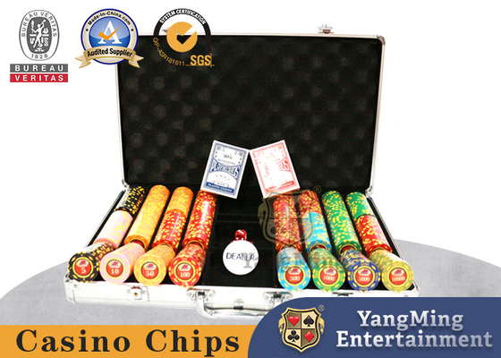 comprare Su misura 600 pezzi bastoni Chips Texas Poker Table Game Chips mettono il contenitore di lega di alluminio fabbricazione online