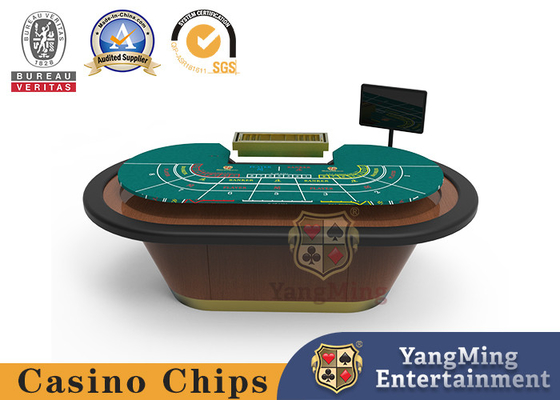comprare Tavolo verde di legno solido del baccarat della Tabella della mazza del casinò di 10 persone fabbricazione online