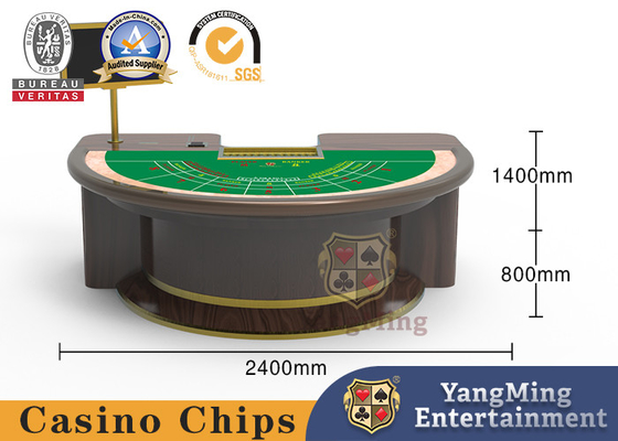 comprare Tabella di gioco del poker di punto della tovaglia di verde del tavolo verde del baccarat di 7 persone fabbricazione online
