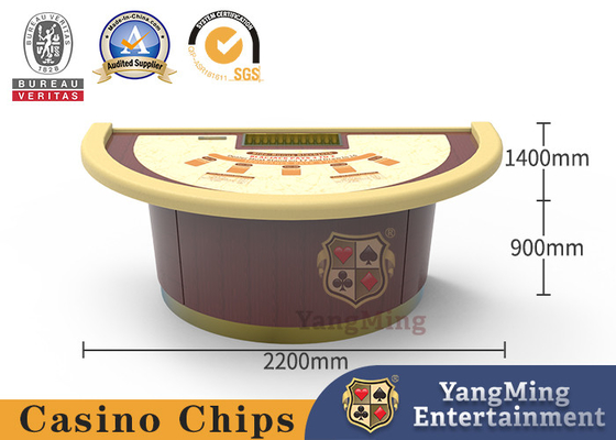 comprare Metà convenzionale intorno al club nero del casinò del piatto di Jack Gambling Table With Chip fabbricazione online