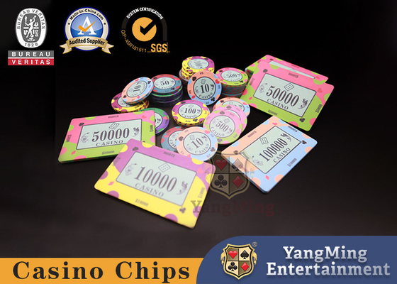 comprare Mazza ad alta temperatura Chips For Texas Poker Competitions del casinò di stampa del trasferimento di calore fabbricazione online