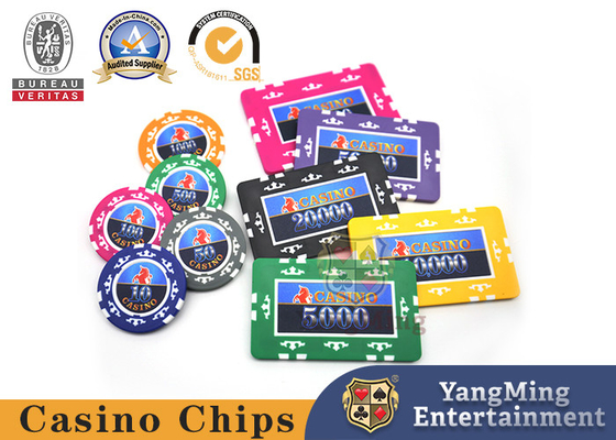 comprare Progettazione e personalizzazione del film di Clay Poker Chip Set With dell'ABS di Texas Casino Table Customized del baccarat fabbricazione online