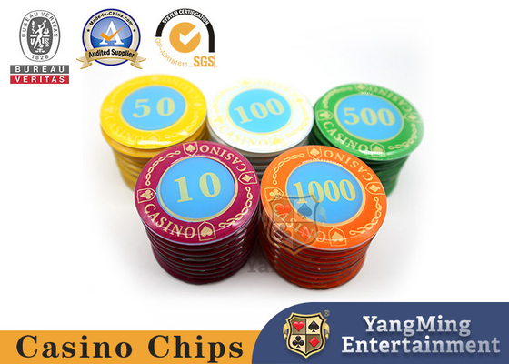 comprare Baccarat Crystal Gambling Chip Set acrilico 45mm fabbricazione online