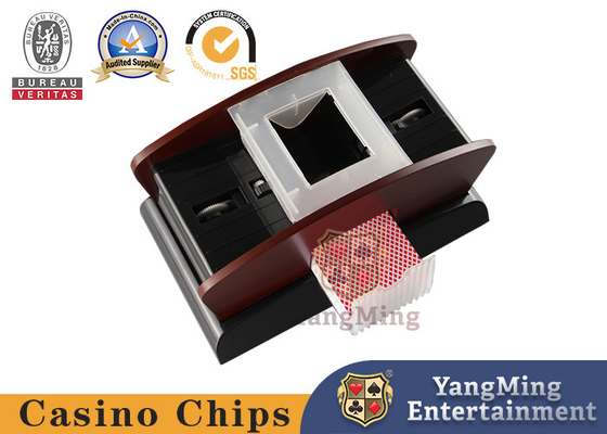 comprare Materiale di legno Texas Poker Table Shuffle Machine della singola della mazza della batteria macchina di riordino fabbricazione online