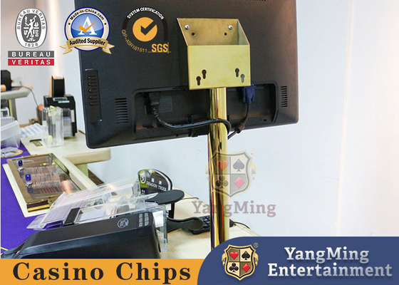 comprare Nuovamente progettato Gold Monitor Bracket Set Per Poker Casino Tavolo E Tabletop Giochi fabbricazione online