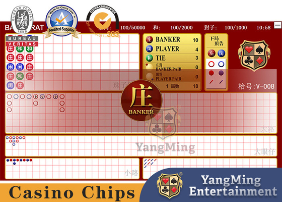 comprare Sistema di software elettronico della Tabella della mazza del baccarat con l'alta esposizione di definizione sul piano d'appoggio fabbricazione online