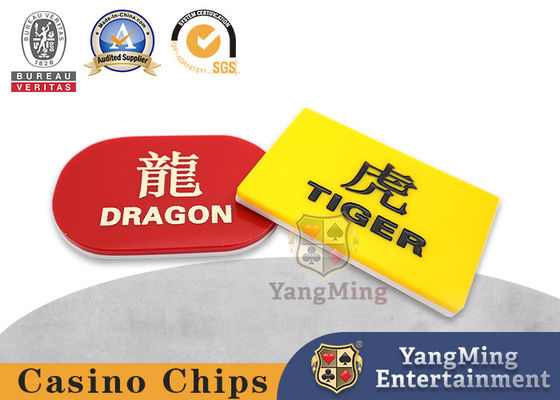 comprare La temperatura elevata ha scolpito il gioco acrilico di Dragon Tiger Marker Casino Poker Table fabbricazione online