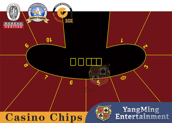 comprare La tovaglia impermeabile del gioco di Texas Poker Tablecloth Casino Poker di 10 persone può essere progettata fabbricazione online