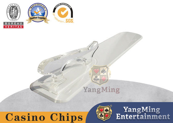 comprare Gioco d'azzardo Casinò Gioco accessori Acrilico White Card Giver Texas Baccarat Casinò Tavolo Poker Giver Tavola fabbricazione online