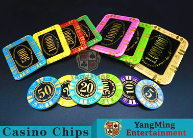 comprare Il casinò di forma rotonda RFID scheggia/mazza Chips With Good Wear Resistance del casinò fabbricazione online