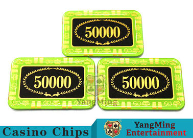 comprare Crystal Poker Chips di contraffazione anti-/mazza rettangolare Chips For Casino fabbricazione online