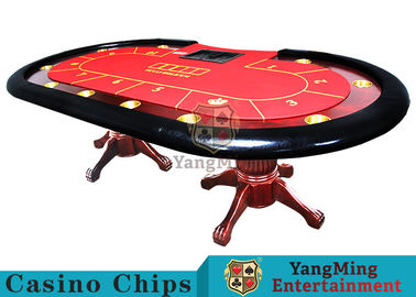 comprare Tiger Legs Poker Game Table con progettazione europea della scanalatura di stile in Mesa Runway fabbricazione online