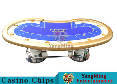 comprare La Tabella del poker del casinò di 10 giocatori/Tabelle su ordinazione del poker con il disco modella le gambe fabbricazione online