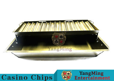 comprare Mazza Chip Holder Suitable For di fila di Clay Chips Float Lift And Down 14 di file di doppio strato 15 40mm Chips Carrier rotondo fabbricazione online