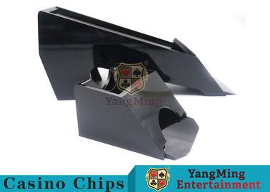 comprare Scarpa dedicata di gioco della carta del casinò di colore nero, una scarpa della piattaforma per le carte della mazza fabbricazione online