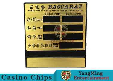 comprare La Tabella del casinò mazza/del black jack ha dedicato il segno di rame puro di limite della Tabella fabbricazione online