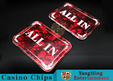 comprare Texas Holdem Poker Table All in bottone del commerciante di marca per i giochi del poker fabbricazione online
