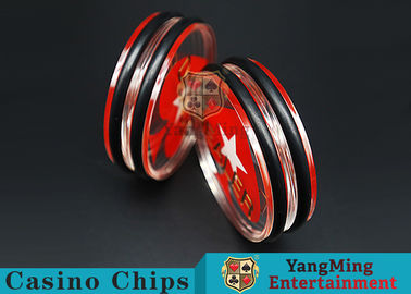 comprare Lato trasparente di Texas Holdem Dedicated Dealer Button due per i giochi della Tabella del poker fabbricazione online