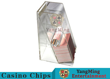 comprare Il casinò ha dedicato il supporto di scarto del poker, carta da gioco Tray Holder For 2 piattaforme fabbricazione online