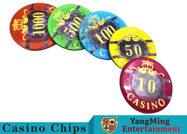 comprare mazza di plastica Chip Set With 760pcs del casinò di spessore di 3.3mm in una scatola interna fabbricazione online