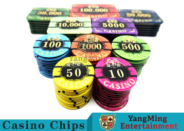 comprare Nuovo materiale del casinò di stile della mazza dell'ABS acrilico di Chips Tough And Durable With fabbricazione online