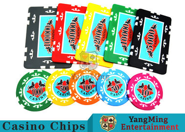 comprare Scatola di plastica di Chips With Custom Logo Dedicated del casinò dell'ABS RFID di spettacolo fabbricazione online