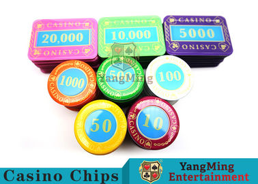 comprare Il casinò Crystal Personalized Poker Chips Set con multicolore può essere Choosen fabbricazione online