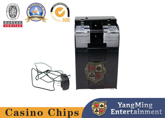 comprare Macchina di mescolamento di casinò resistente all'usura Black Metal Texas Hold'Em Otto mazzi di carte da poker Casinò Mescolato automatico di carte fabbricazione online