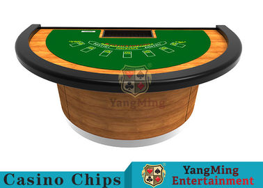 comprare La Tabella nera del gioco di Jack Poker Table Standard Casino di progettazione semicircolare può essere progettata fabbricazione online