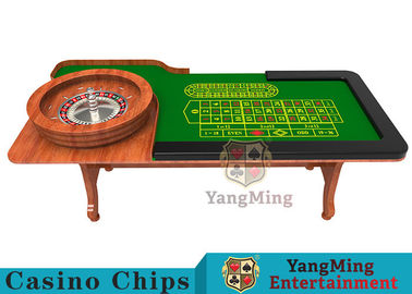comprare Tabella di carta pieghevole di legno del casinò con la tovaglia ignifuga fabbricazione online