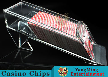comprare scarpa acrilica trasparente della carta del casinò 1.2kg con la trasmissione della luce eccellente fabbricazione online