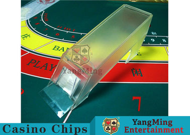 comprare Le carte da gioco delle piattaforme del gioco del poker 8 calzano la scarpa ad alta densità spessa glassata della carta del commerciante del plexiglass della scarpa della carta del casinò dello Shuffler fabbricazione online