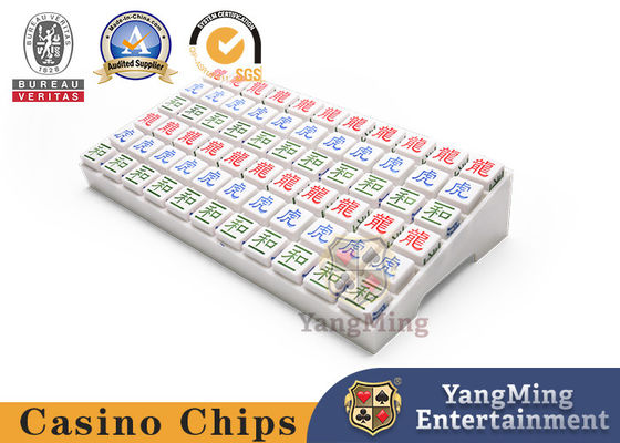 comprare Gocce di rugiada incise in acrilico Baccarat Dragone Tigre Poker Tabella di gioco Tabella dei risultati perline fabbricazione online